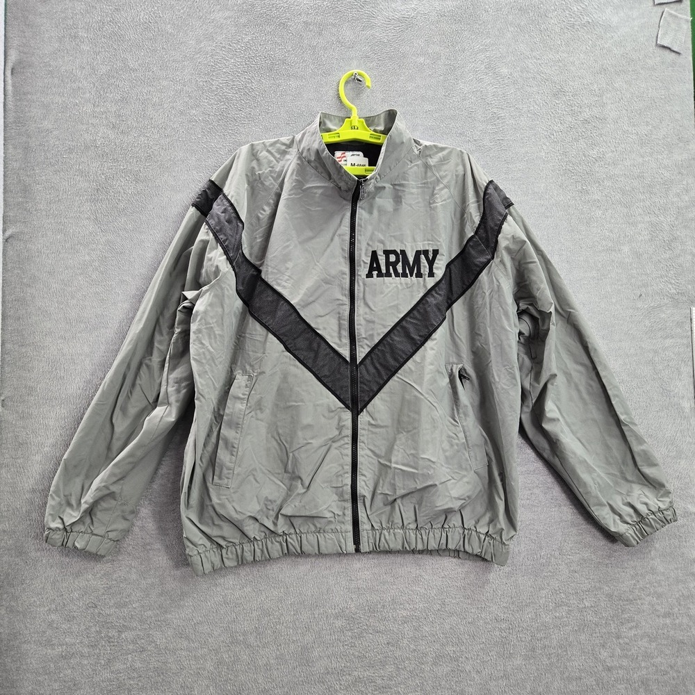 VINTAGE SKILCRAFT Men Jacket M Gray US Air Force Army Colorblock Blind Made